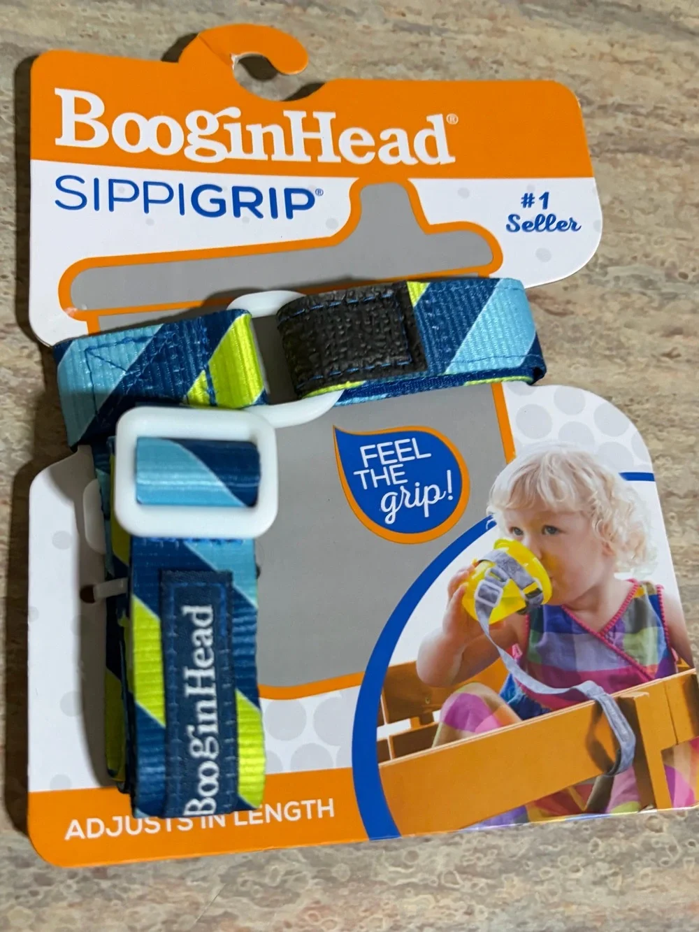 BooginHead Sippigrip Cup Holder Strap & Giftty 2-Babby Mittens Teeting Toys Set